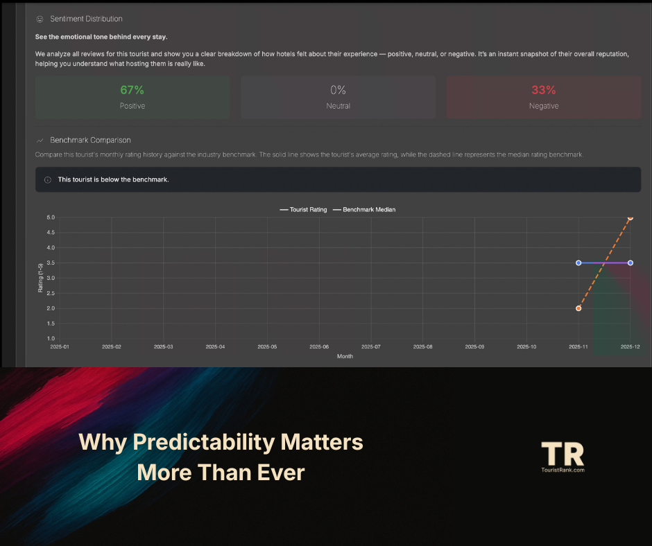 TouristRank Is Live: Hotels Finally Have a Way to Predict Guest Behavior